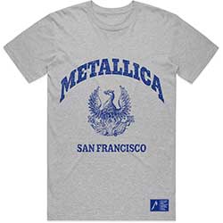 Metallica Unisex T-Shirt: College Crest
