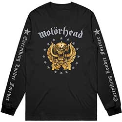 Motorhead Unisex Long Sleeved T-Shirt: Everything Louder Forever (Sleeve Print)