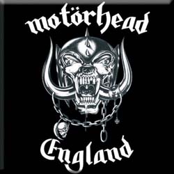 Motorhead Fridge Magnet: England