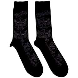 Motorhead Unisex Ankle Socks: Warpig Outlines (UK Size 7 - 11)
