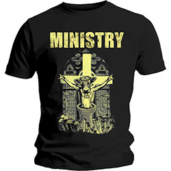 Ministry Unisex T-Shirt: Holy Cow Block Letters