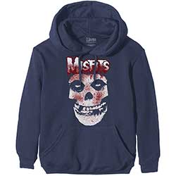 Misfits Unisex Pullover Hoodie: Blood Drip Skull