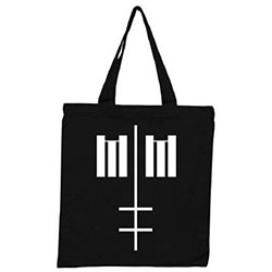 Marilyn Manson Cotton Tote Bag: Cross Logo (Ex Tour)