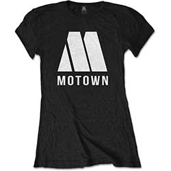Motown Records Ladies T-Shirt: M Logo