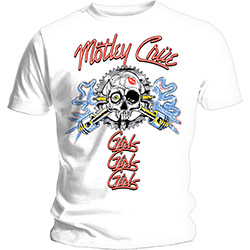 Motley Crue Unisex T-Shirt: Vintage Spark Plug GGG