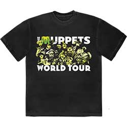 Disney Unisex T-Shirt: The Muppets World Tour