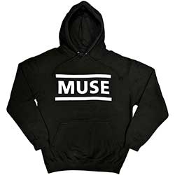 Muse Unisex Pullover Hoodie: White Logo