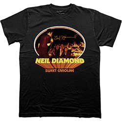 Neil Diamond Unisex T-Shirt: Sweet Caroline Oval