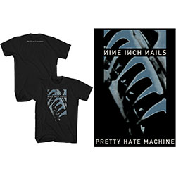 Nine Inch Nails Unisex T-Shirt: Pretty Hate Machine (Back Print)