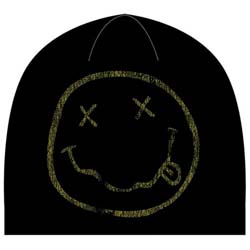 Nirvana Unisex Beanie Hat: Happy Face