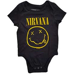 Nirvana Kids Baby Grow: Yellow Smiley