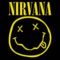Nirvana Greetings Card: Happy Face