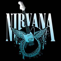 Nirvana Single Cork Coaster: Jag-stang Wings