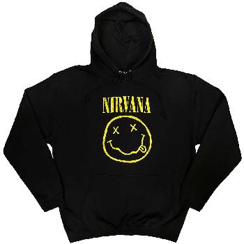 Nirvana Unisex Pullover Hoodie: Yellow Smiley