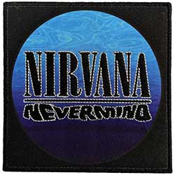 Nirvana Standard Patch: Nevermind Wavy Logo