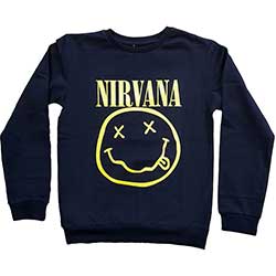 Nirvana Kids Sweatshirt: Yellow Smiley  