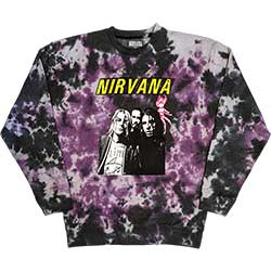 Nirvana Unisex Sweatshirt: Flipper (Wash Collection)
