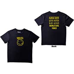 Nirvana Unisex T-Shirt: Flower Sniffin (Back Print & Plus Sizes)