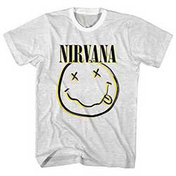 Nirvana Unisex Ringer T-Shirt: Inverse Smiley 