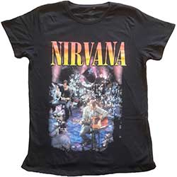 Nirvana Ladies T-Shirt: Unplugged Photo