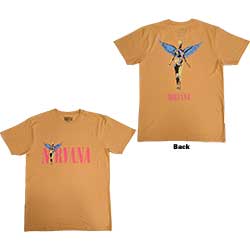 Nirvana Unisex T-Shirt: In Utero Angel (Back Print)