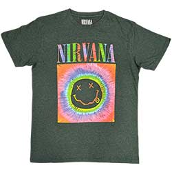 Nirvana Unisex T-Shirt: Happy Face Glow Box