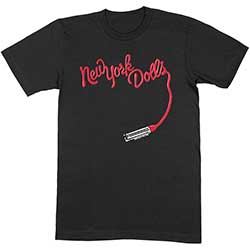 New York Dolls Unisex T-Shirt: Lipstick Logo