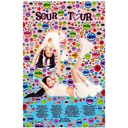 Olivia Rodrigo Poster: Sour Tour (Ex-Tour)