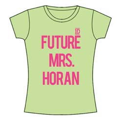 One Direction Ladies T-Shirt: Future Mrs Horan (Skinny Fit)