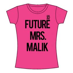 One Direction Ladies T-Shirt: Future Mrs Malik (Skinny Fit)
