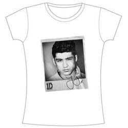 One Direction Ladies T-Shirt: Solo Zayn (Skinny Fit)