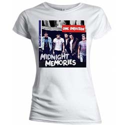 One Direction Ladies T-Shirt: Midnight Memories (Skinny Fit)