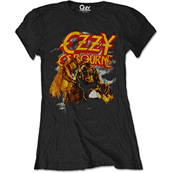 Ozzy Osbourne Ladies T-Shirt: Vintage Werewolf