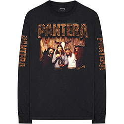 Pantera Unisex Long Sleeved T-Shirt: Bong Group (Sleeve Print)