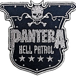 Pantera Standard Woven Patch: Hell Petrol