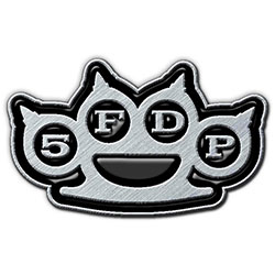 Five Finger Death Punch Pin Badge: Knuckles (Enamel In-Fill)