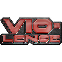 Vio-Lence Pin Badge: Logo (Enamel In-Fill)