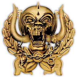 Motorhead Pin Badge: Everything Louder Forever