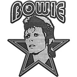 David Bowie Pin Badge: Aladdin Sane