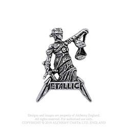 Metallica Pin Badge: Justice For All