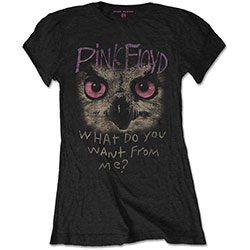 Pink Floyd Ladies T-Shirt: Owl - WDYWFM?