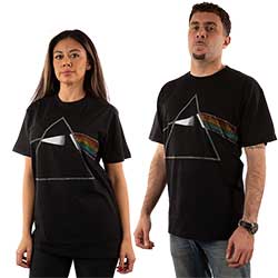 Pink Floyd Unisex Embellished T-Shirt: Dark Side of the Moon