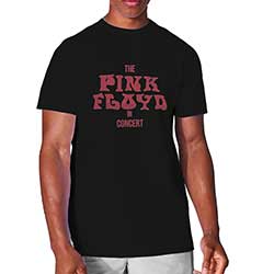 Pink Floyd Unisex T-Shirt: In Concert (Hi-Build)