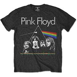 Pink Floyd Unisex T-Shirt: Dark Side of the Moon Band & Pulse