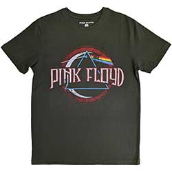 Pink Floyd Unisex T-Shirt: Vintage Dark Side of the Moon Seal