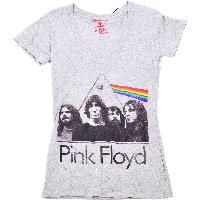 Pink Floyd Ladies T-Shirt: Dark Side of the Moon Band