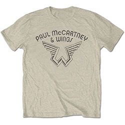 Paul McCartney Unisex T-Shirt: Wings Logo