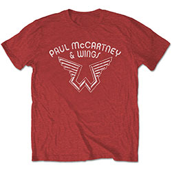 Paul McCartney Unisex T-Shirt: Wings Logo