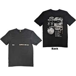 Post Malone Unisex T-Shirt: Collage (Back Print & Ex-Tour) (X-Large)