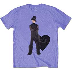 Prince Unisex T-Shirt: Heart Purple